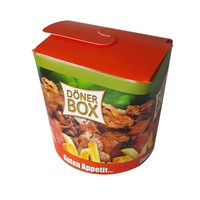 Küçük Boy Döner Box 16 Oz 50 Adet