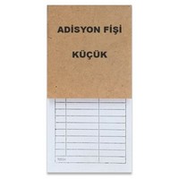 Küçük Adisyon Fişi