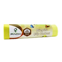 Pack Büzgülü Limon Kokulu Büyük Boy Çöp Torbası 65x80 120 Gr 10 lu