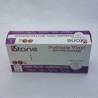 Vinil Pudrasız Şeffaf Muayene Eldiveni Large (Büyük) 100 Adet