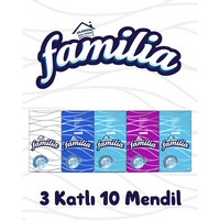 Familia 3 Katlı 10 Paket Mendil