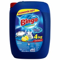 Bingo Limon Kokulu Bulaşık Deterjanı 4 Kg