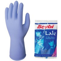 Beybi Lale Lateks Ev İşleri Eldiveni 9 - 9,5 Large